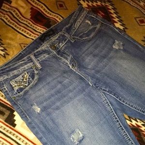 Twenty-One Black by Rue 21 Regular Curvy Slim Boot Jeans 13/14